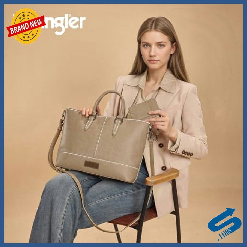 Spacious PU Leather Tote Bag with Removable Card Holder & Adjustable Strap - Picture 4 of 8